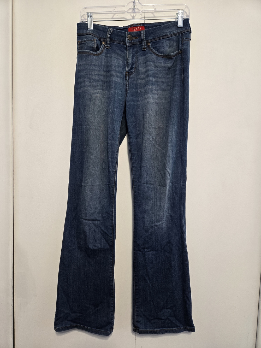 GUESS Los Angeles Bootcut Jeans Women's Medium Wash Stretch Size M Approx